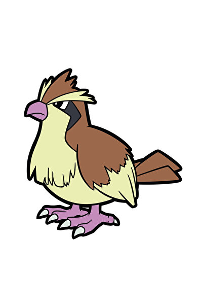 INOVATIX Set de 8 piese, autocolant Pokemon Pidgey, INOVATIX®. 6 cm