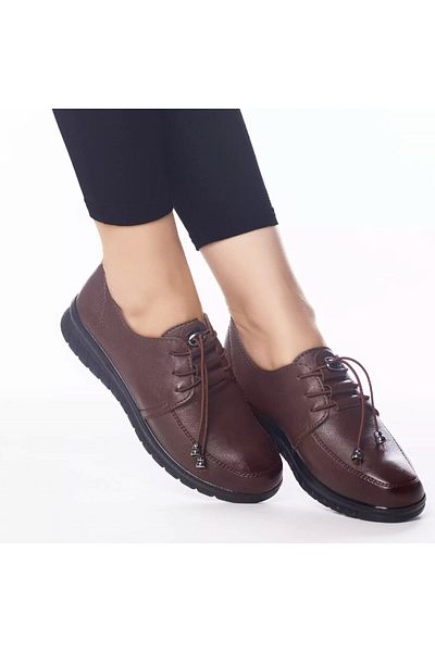 MODA STİL Casual shoes magda brown eco-leather, 38