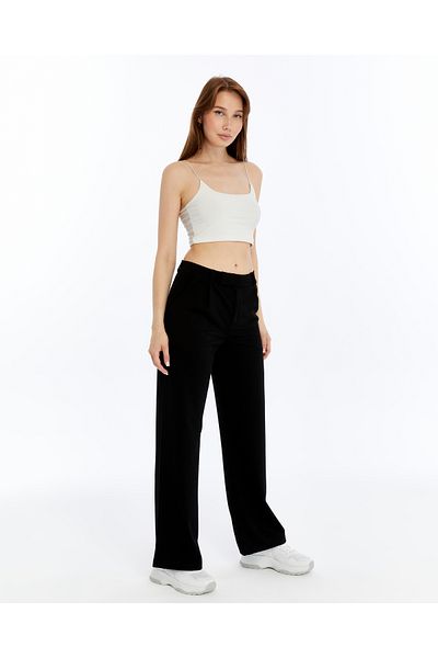 İkmal Supplied Velcro Loose Cut Palazzo Pants