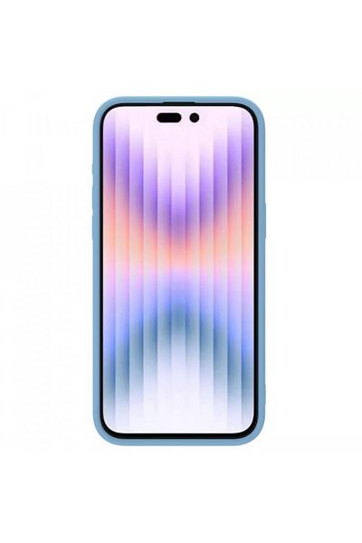 Nillkin Carcasă pentru iPhone 15 Pro Max - Nillkin CamShield Silky MagSafe Silicon - Albastru Opaco