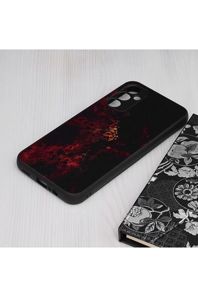 Techsuit Case for Samsung Galaxy A14 4G / A14 5G - Techsuit Glaze Series - Red Nebula
