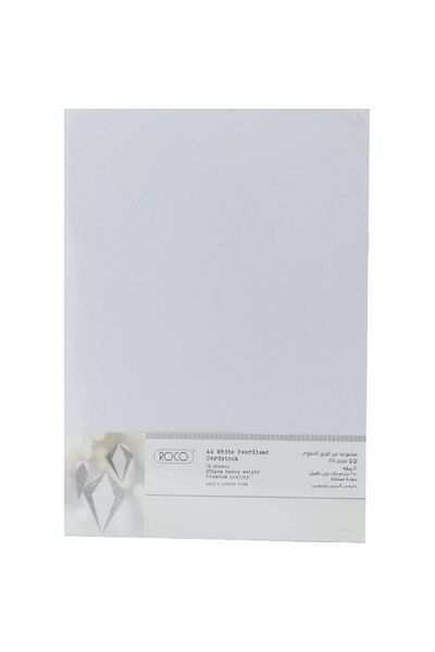 Roco Paper Pad Pearlised White