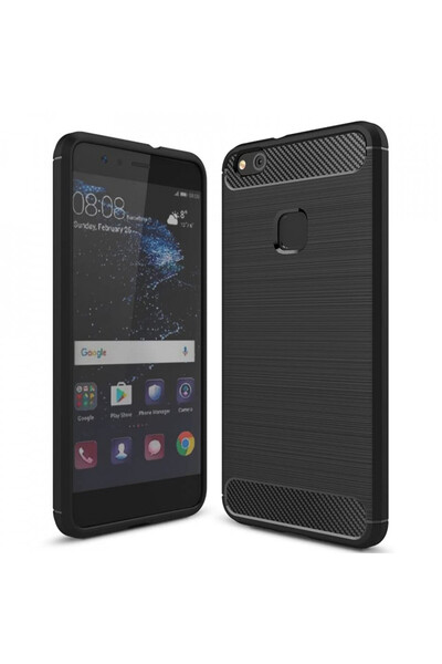 Techsuit Carcasă Huawei P10 Lite - Techsuit Carbon Silicone - Negru