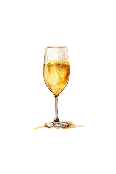 INOVATIX Σετ 8 τεμαχίων, Αυτοκόλλητο Ποτηρίου Σαμπάνιας, INOVATIX®. 6 εκ.