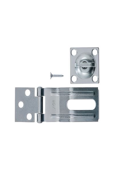 ACE High Quality Zinc Swivel Staple Safety Hasp Silver 3-1/4inch