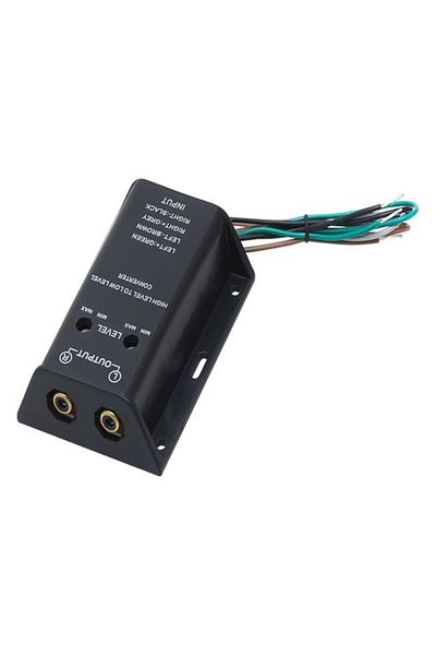 Blow Convertor de nivel audio Blow, 2xRCA, culoare negru