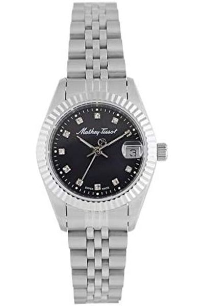 Mathey-Tissot Mathy II Quartz Black Dial Ladies Watch D710AN