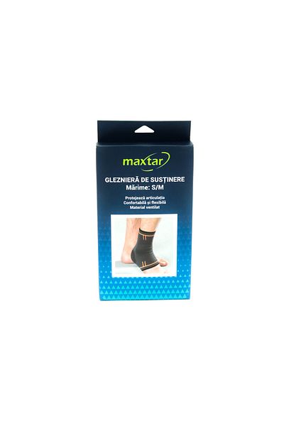 Maxtar ankle brace, flexible, ventilated material, size S/M