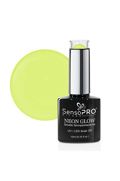 SensoPRO Milano Oja semipermanentă Neon Glow SensoPRO Milano #33 Laser Lime, 10ml