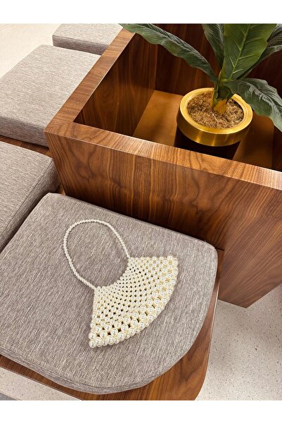 Diana Accessory ÖZEL TASARIM İSTİRİDYE MODEL EL YAPIMI ÇANTA - İNCİ EL ÇANTAS...