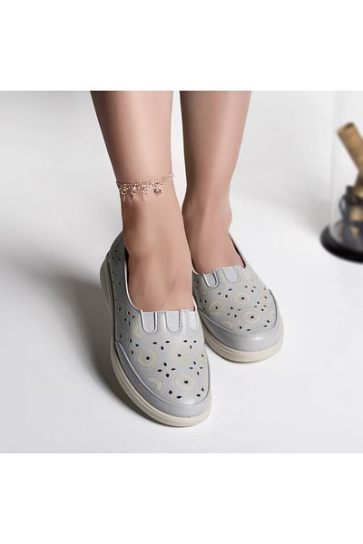MODA STİL Women's casual blue shoes, eco-leather Liko, 40