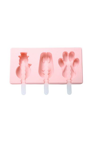 Felli Piece Reusable Easy Release Popsicle Mould for Kids Pink