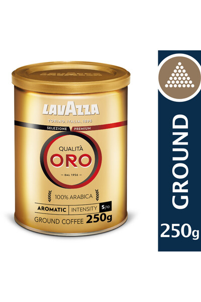LavAzza قهوة لافاتزا كواليتا أورو أرابيكا المطحونة 250 جم (قصدير)