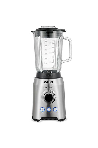 Zass ZSB 09 table blender, 1000W power 1.5L capacity, 6blade stainless steel knife, Blue LED buttons