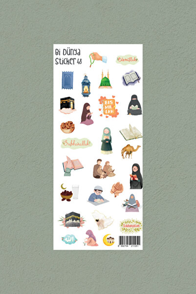 Bi Dünya Haber M48 – Ramazan ve Çocuk İslami Sticker Seti