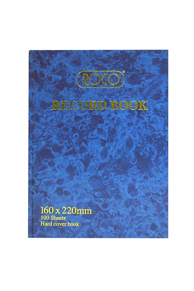 Roco Record Book - 200 Pages (100 Sheets)