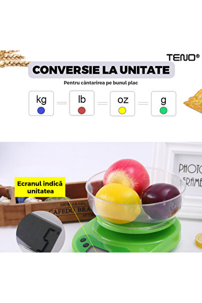 Teno Kitchen Scale with Bowl