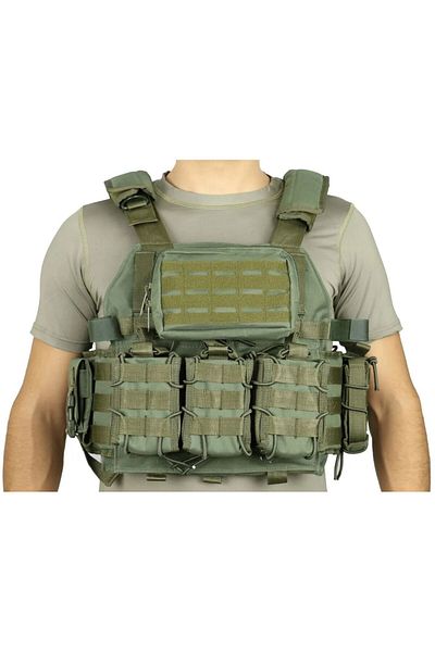 NkyÜniforma Nky Uniform Molle Tactical Vest – Adjustable, Multi-Pocket, Durable & Lightweight (Black/Khaki/Beige)