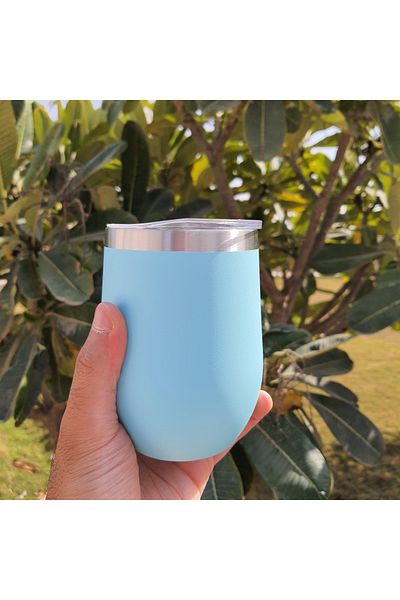 Generic كوب قهوة ستانليستيل 340 مل - رياضي وعملي