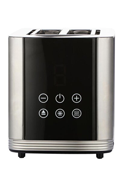 Generic homix 800W Digital Control 2-Slice Toaster Silver and Black TA1751-GS