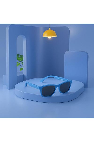 Tics Tiny 3-7 Years Old Children's Sunglasses - Baby Blue