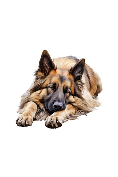 INOVATIX Set de 8 piese, autocolant Mastiff Belgian Tervuren, INOVATIX®. 6 cm