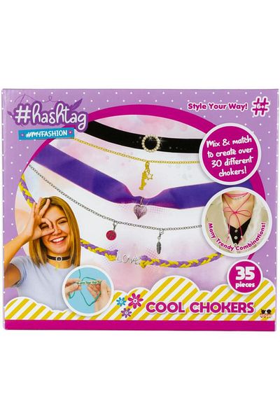 Generic Hashtag My Fashion Style Your Way Mix and Match Cool Chokers Multicolor HTMF2102