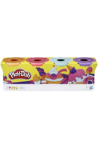 Generic Hasbro Games 4-Piece Play-Doh Non-Toxic Modelling Clay Multicolor 118ml HPDE4869ES0