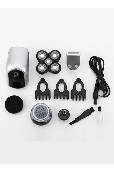 LAC LAICHY Hair and Beard Trimmer 7D, IPX5 Waterproof Wet/Dry Mens Grooming Kit, LED Display, USB Rechargeable