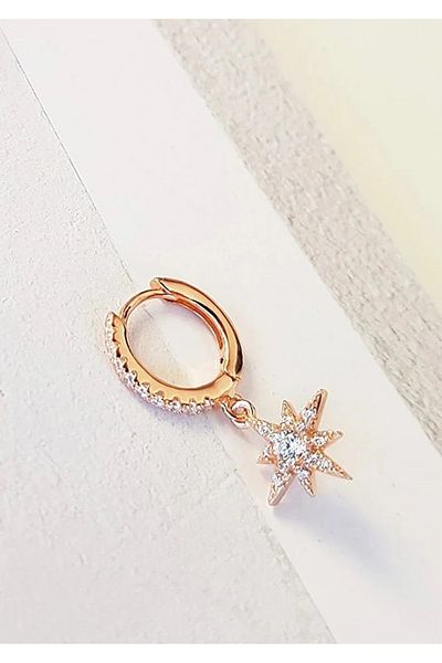 arcina jewellery North Star Hoop Earrings