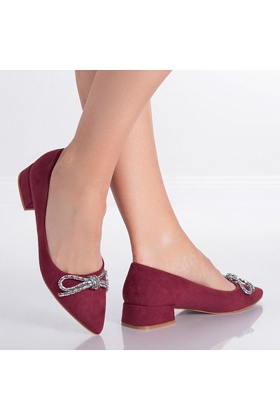 MODA STİL Women's shoes Cherry Blossoms made of ecological suede leather Mirvat, 38