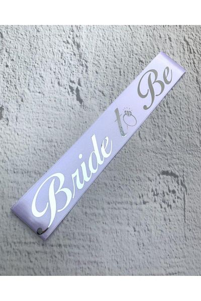TATLI GÜNLER Silver Bride to Be Set Bachelorette Party Supplies Sash Tattoo Crown Balloon Ornaments
