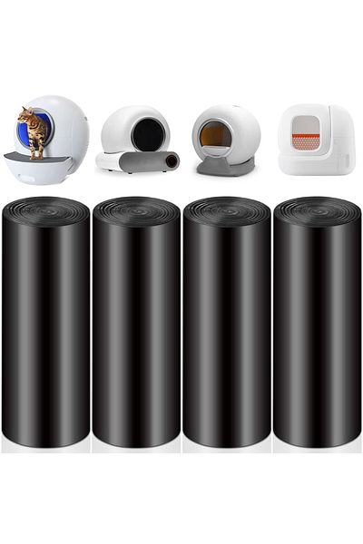 Fish & Paws Set of 2 rolls of Fish & Paws® garbage bags, 30 pcs/roll, 10L, 50x30cm, durable, ecological, for litter boxes