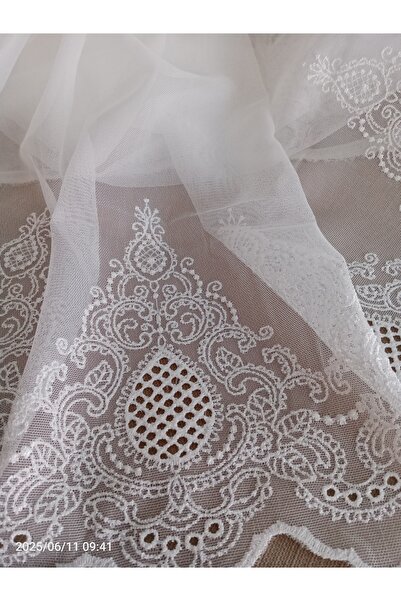 Store ETEK NAKIŞLI ŞIK SALON VE OTURMA ODASI PERDESİ