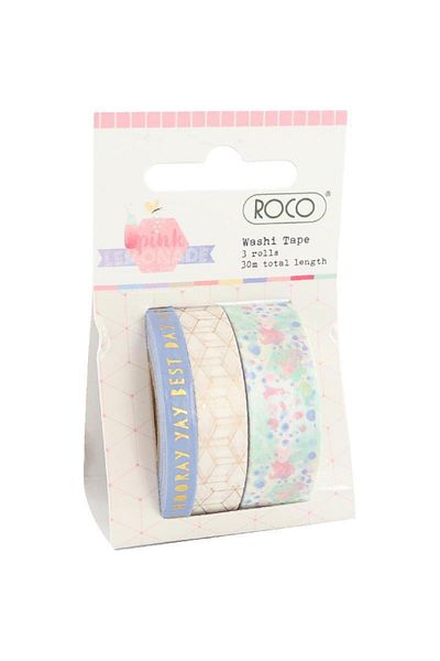 Roco Washi Tapes Pink Lemonade Assorted Color 03 kg ( 07 lb )