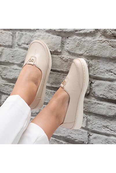 Botinelli Women's casual shoes Beige made of Suraia Ecological Leather, 39