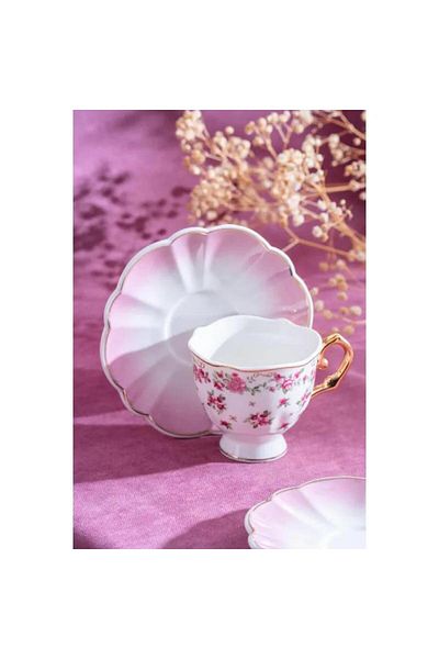ACAR Angelica Coffee Cup Set for 6 People - 90 Cc Mskf65
