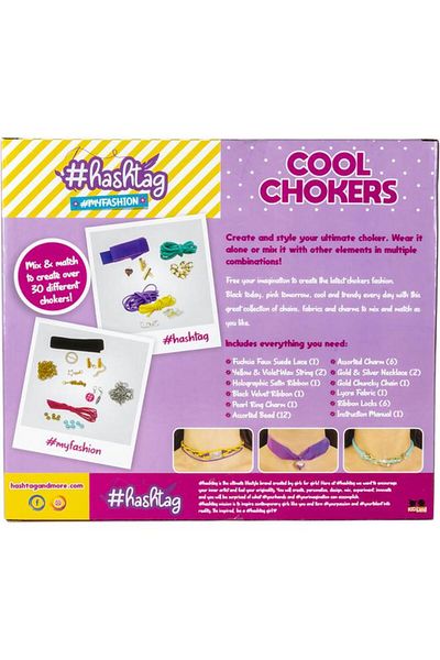 Generic Hashtag My Fashion Style Your Way Mix and Match Cool Chokers Multicolor HTMF2102