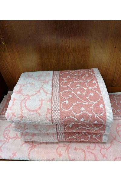 Özdilek Özdilek 1 Piece Kdf Cotton Hand-Face Towel (50X90)-Jalen Pink