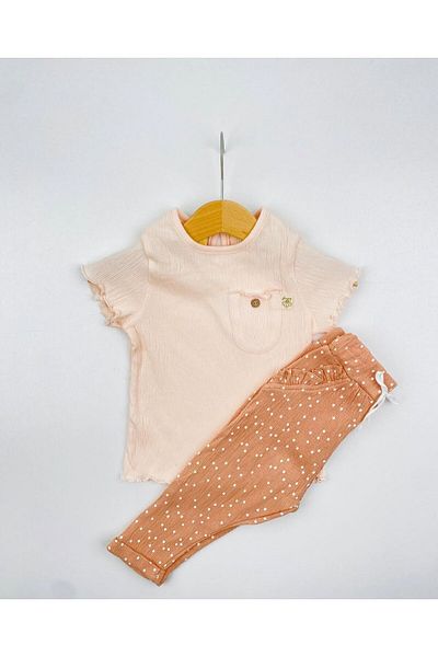 Via Girls Via 2-Piece Baby Girl Summer Set with Leggings