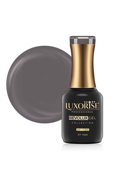 LUXORISE Oja semipermanentă Revolux LUXORISE, maro stacojiu 15 ml
