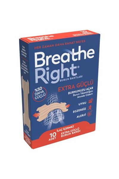 Breathe Right Extra Tan 10ct
