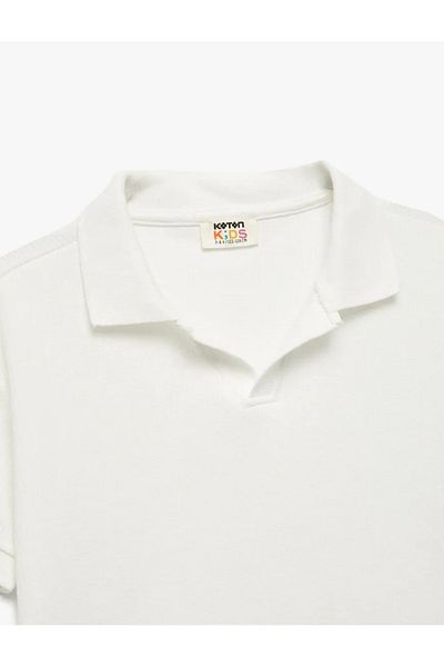 Koton Kids Boy's Short Sleeve Polo Collar T-Shirt