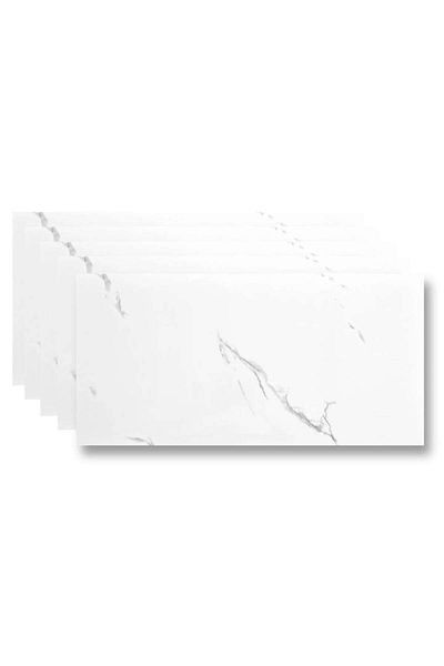 HOZRO Set 20 x Plăci autoadezive imitație marmură HOZRO, model abstract, pentru pereți
