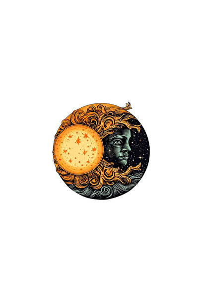 INOVATIX Set de 8 piese, autocolant Lună și soare flăcări de vis, INOVATIX®. ...