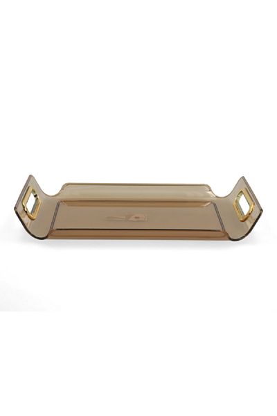 Felli Elegant and Durable Design Rectangular Serving Tray Brown