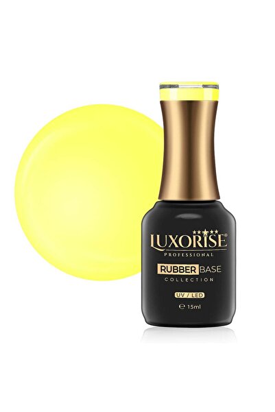 LUXORISE Bază de cauciuc LUXORISE Colecția Neon City - Lime 15ml