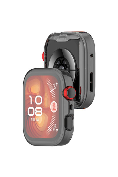İncisoft حافظة واقية متوافقة مع ساعة Huawei Watch Fit 4 وغطاء حماية ناعم للحماية الكاملة 360 درجة
