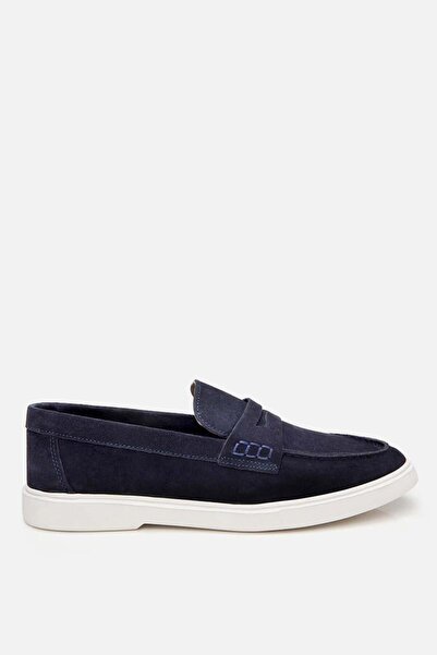 Yaya by Hotiç Ανδρικά παπούτσια Loafer Navy Blue 02AYY308520A680