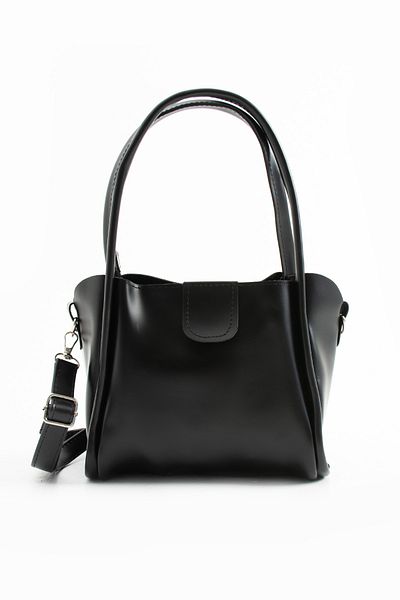 Judour Bags Τσάντα ώμου με μαγνήτη Puppy Detailed-Large Handle Detailed-Glossy Soft Leather
